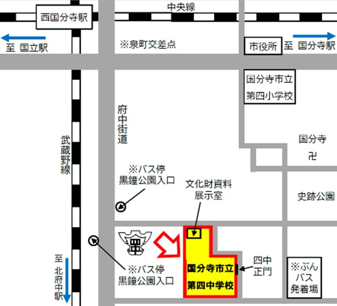 四中案内図