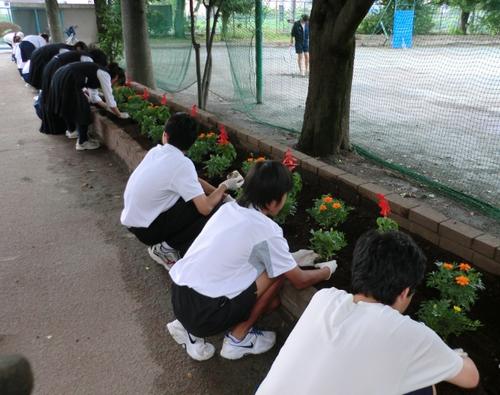 花と緑の学校づくり