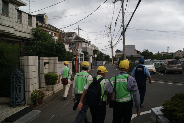 町中パトロールを毎週実施しています