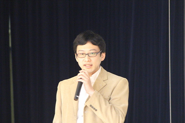 国立天文台の羽村大雅さん