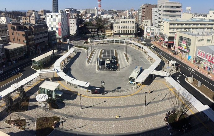 国分寺駅北口駅前広場(定点写真)