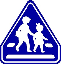 標識「横断歩道」の画像
