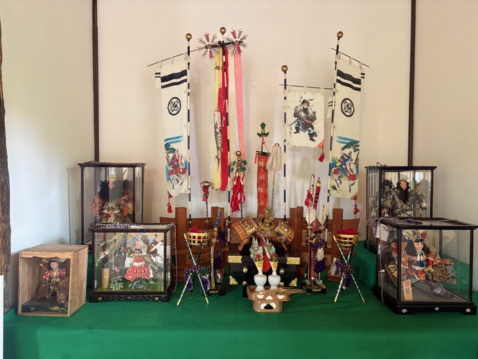 端午の節句展示