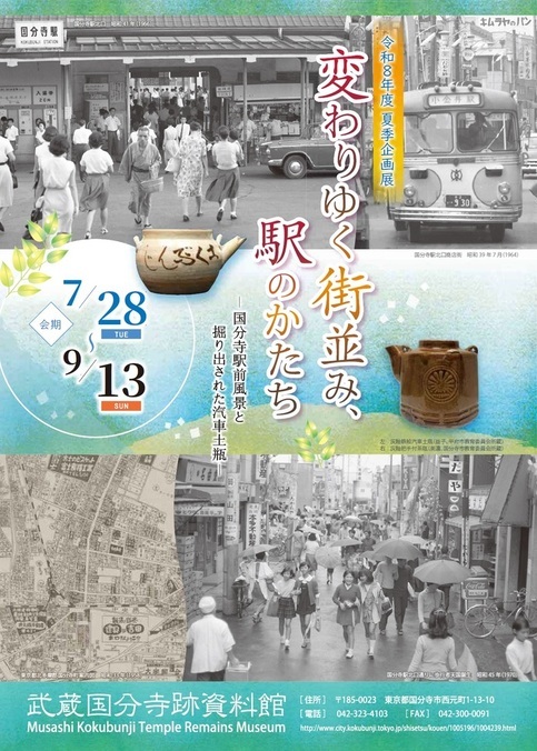 国分寺駅北口商店街のようす（昭和39年）