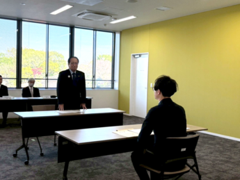 認定式の様子