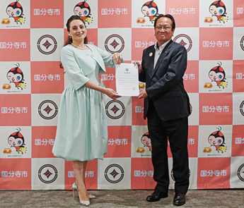 委嘱式の様子