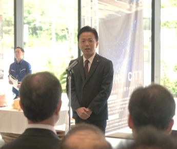 挨拶の様子