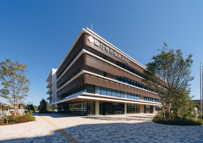 新庁舎北西外観